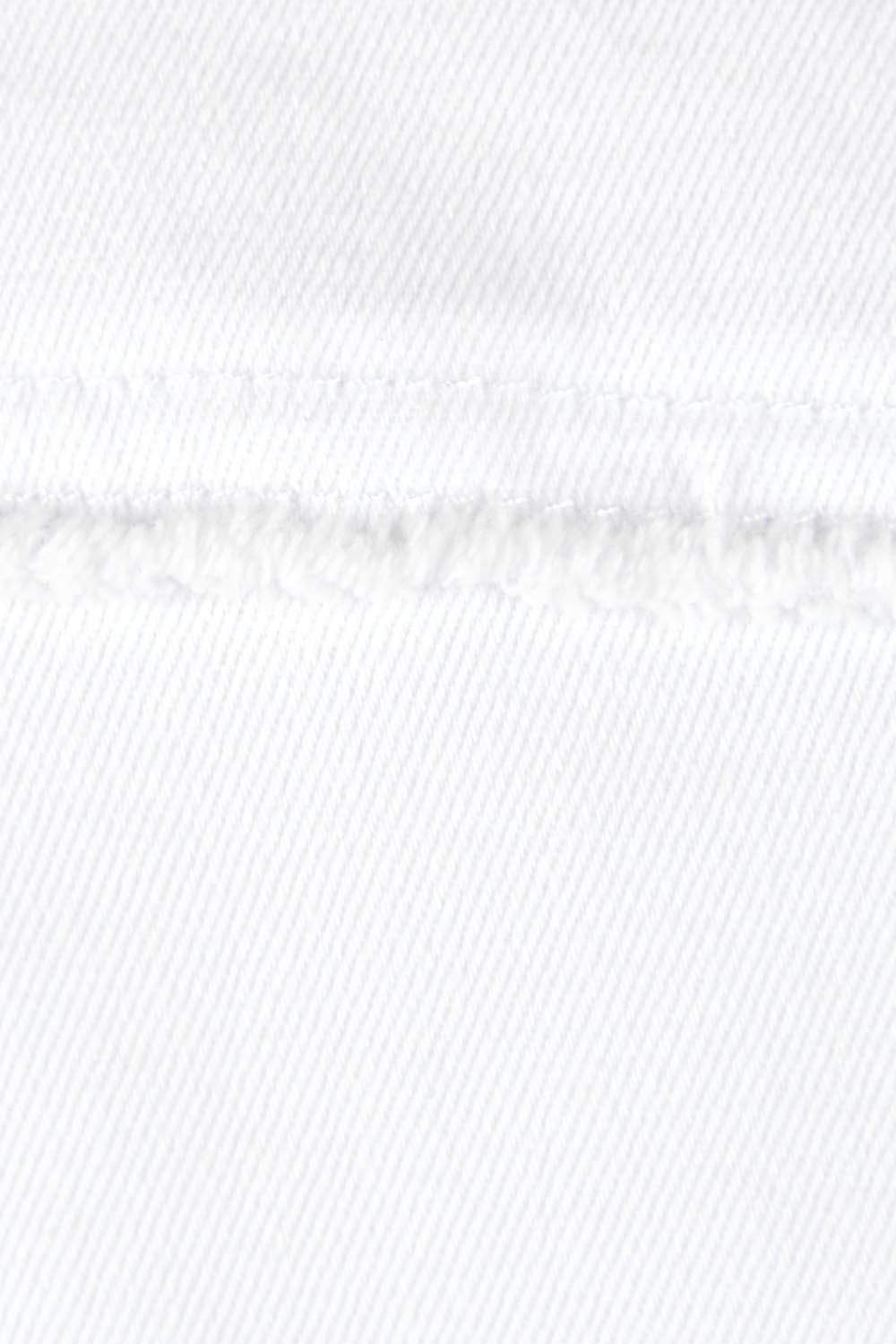 Product shot of the Military Denim Jacket in colour White (White), detail