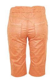 Product shot of the Jogger Short in colour Orange, from the back
