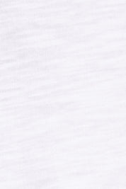 Product shot of the Star Print Top in colour White (White), detail