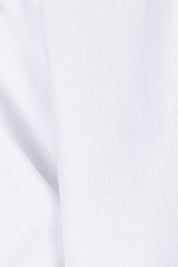 Product shot of the Poplin Shirt in colour White (White), detail