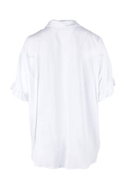 Product shot of the Kylie Shirt in colour White (White), from the back