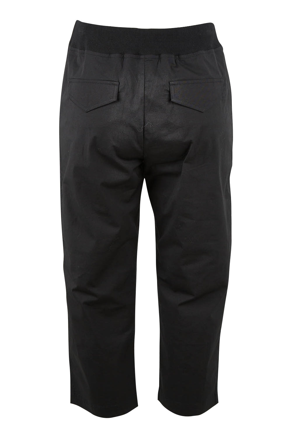 Product shot of the Santorini Cotton Pant in colour Black (Black), from the back