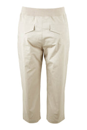 Product shot of the Santorini Cotton Pant in colour Natural, from the back