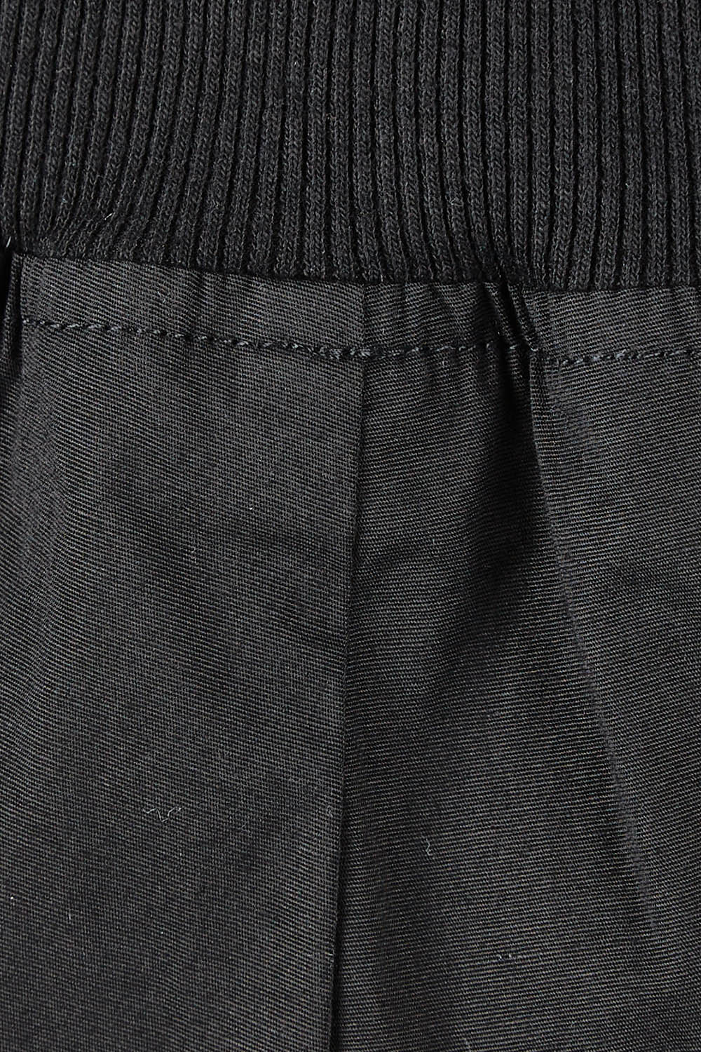 Product shot of the Santorini Cotton Short in colour Black (Black), detail