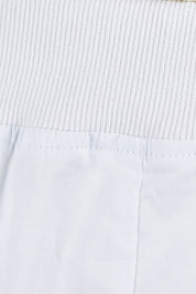Product shot of the Santorini Cotton Short in colour White (White), detail