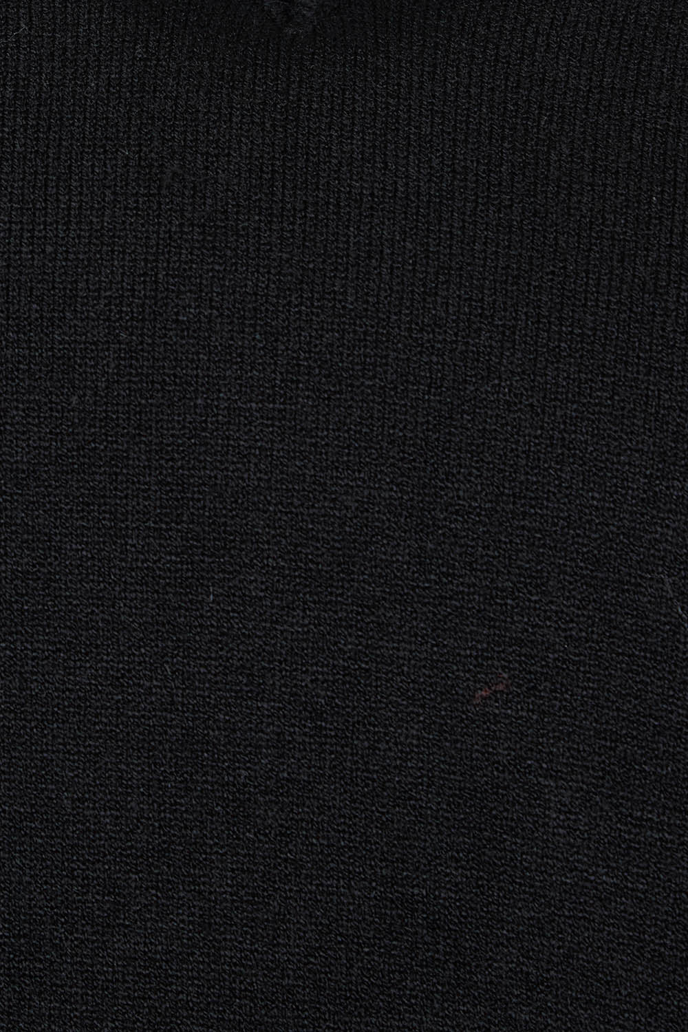 Product shot of the Vicky Side Split Knit Vest in colour Black (Black), detail