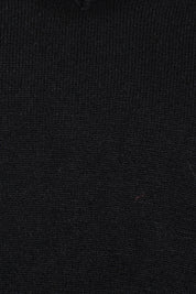 Product shot of the Vicky Side Split Knit Vest in colour Black (Black), detail
