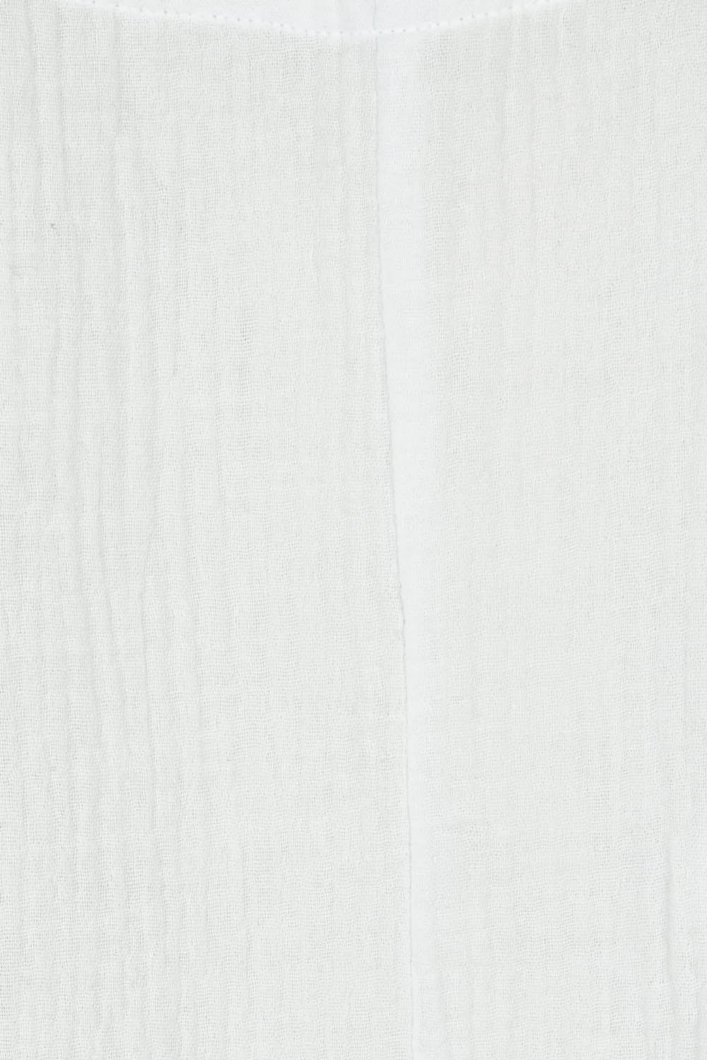 Product shot of the Byron Cotton Dress in colour White (White), detail
