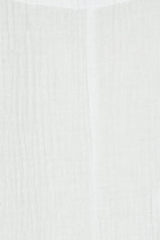Product shot of the Byron Cotton Dress in colour White (White), detail