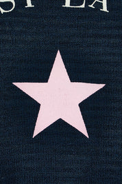 Product shot of the C'est La Vie 2 In 1 in colour Navy (Blue), detail
