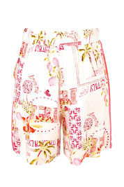 Product shot of the Ciao Bella Short in colour Pink (Pink), from the back