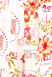 Product shot of the Ciao Bella Short in colour Pink (Pink), detail