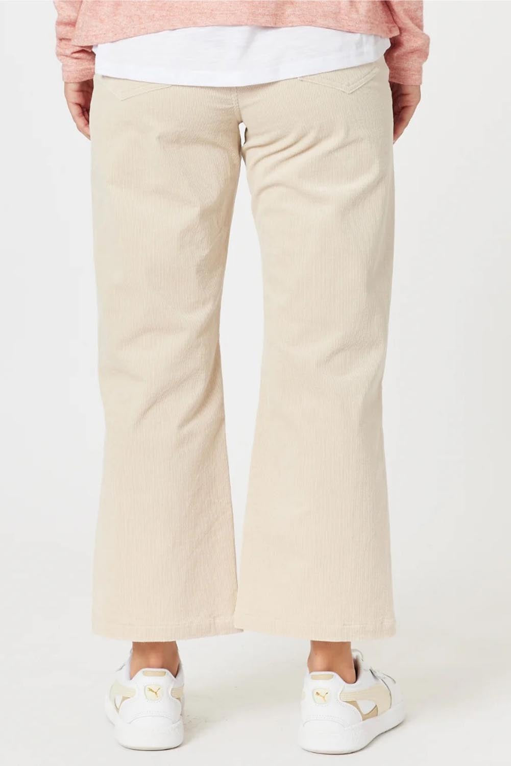 Preloved Lucy Stretch Cord Pant - Natural