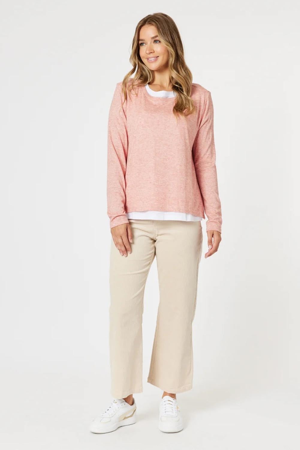 Preloved Lucy Stretch Cord Pant - Natural