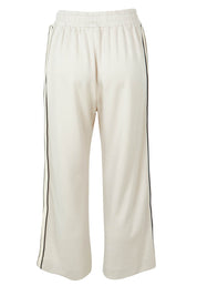 Product shot of the Urban Crop Pant in colour Chalk, from the back