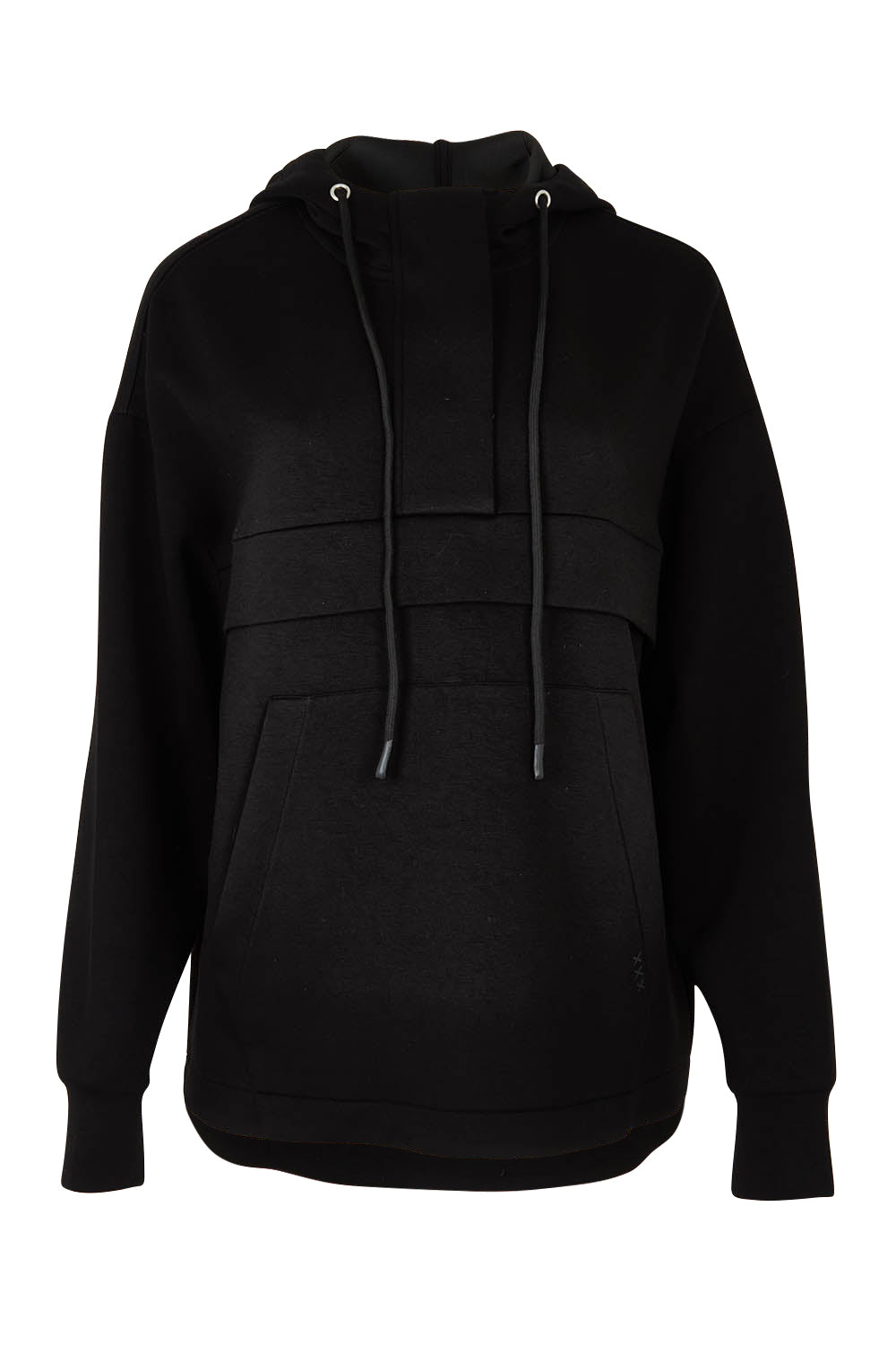 Product shot of the Evie Sweatshirt in colour Black (Black), from the front