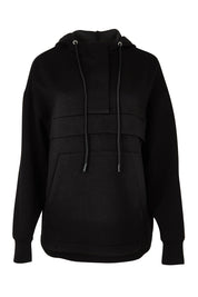 Product shot of the Evie Sweatshirt in colour Black (Black), from the front