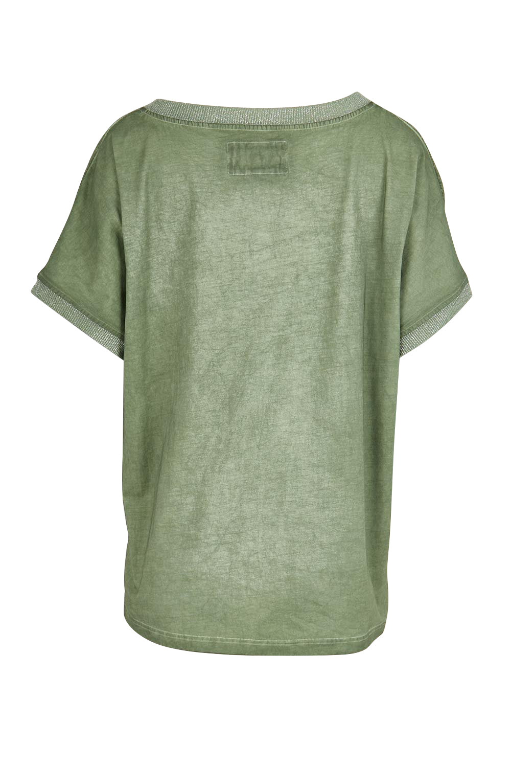 The Sienna Linen Blend Tee - Olive