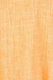 Product shot of The Sienna Linen Blend Tee in colour Orange, detail