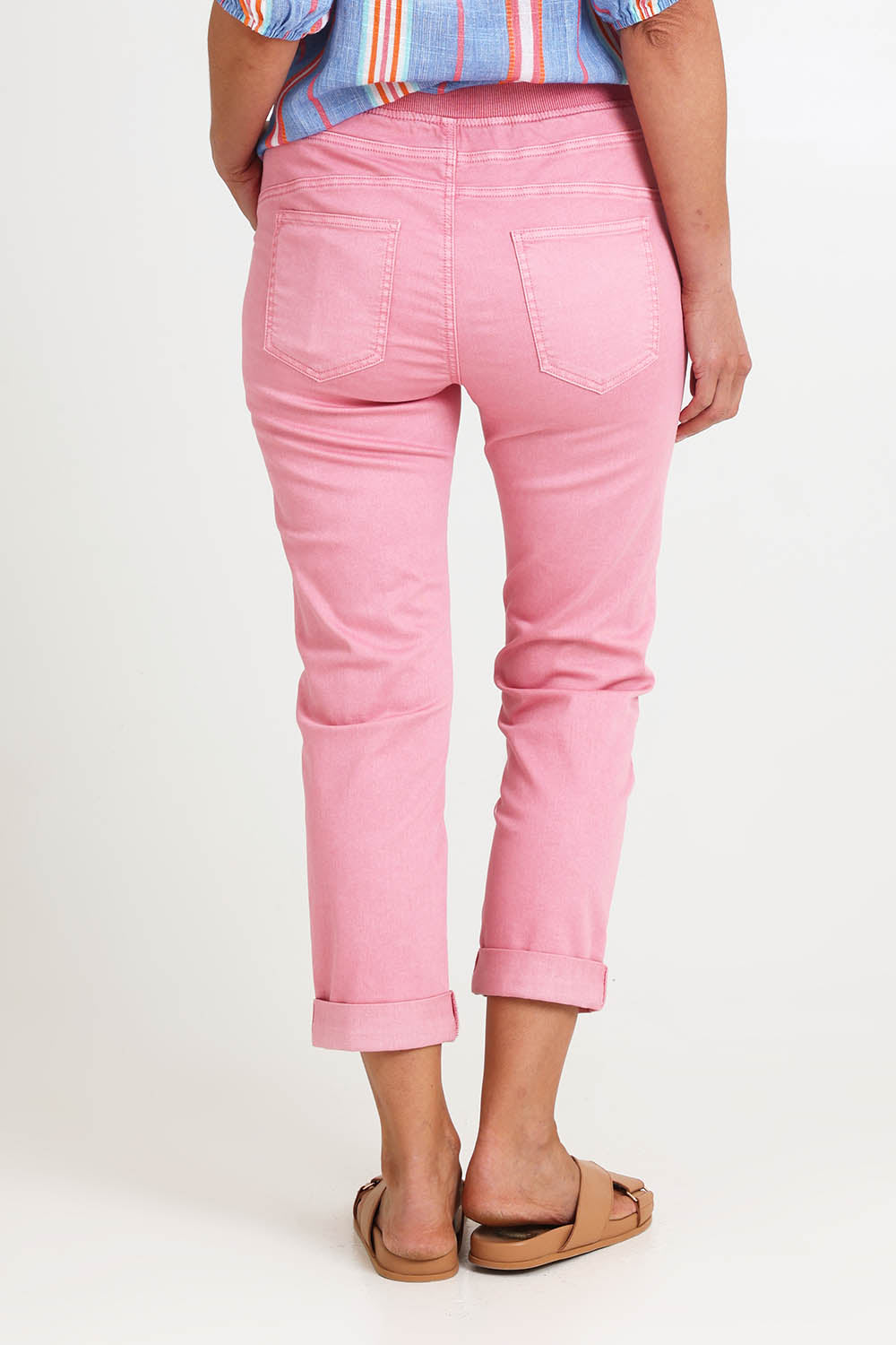 Isabella Cotton Pant - Musk