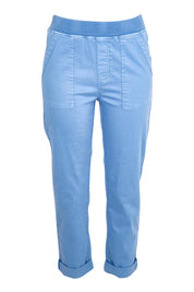 Isabella Cotton Pant - Sky