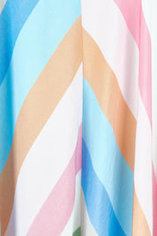 Product shot of the Lucy Stripe Sundress in colour Stripe, detail