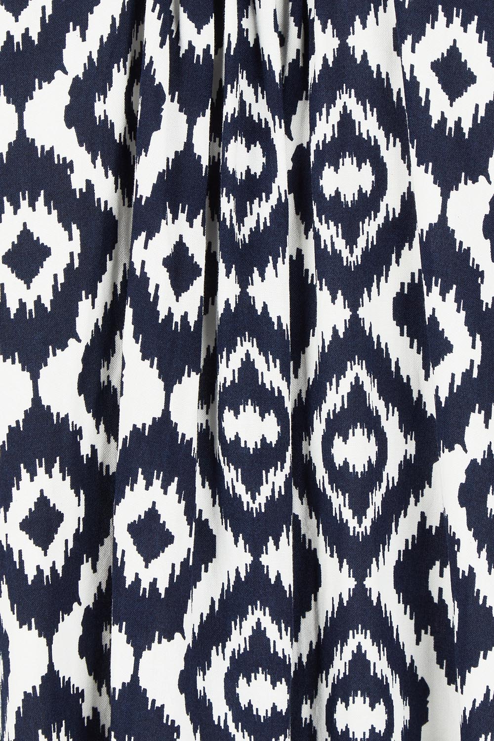Product shot of the Diamonds Are Forever Top in colour Navy (Blue), detail