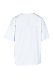 Product shot of the Martini Cotton Tee in colour White (White), from the back
