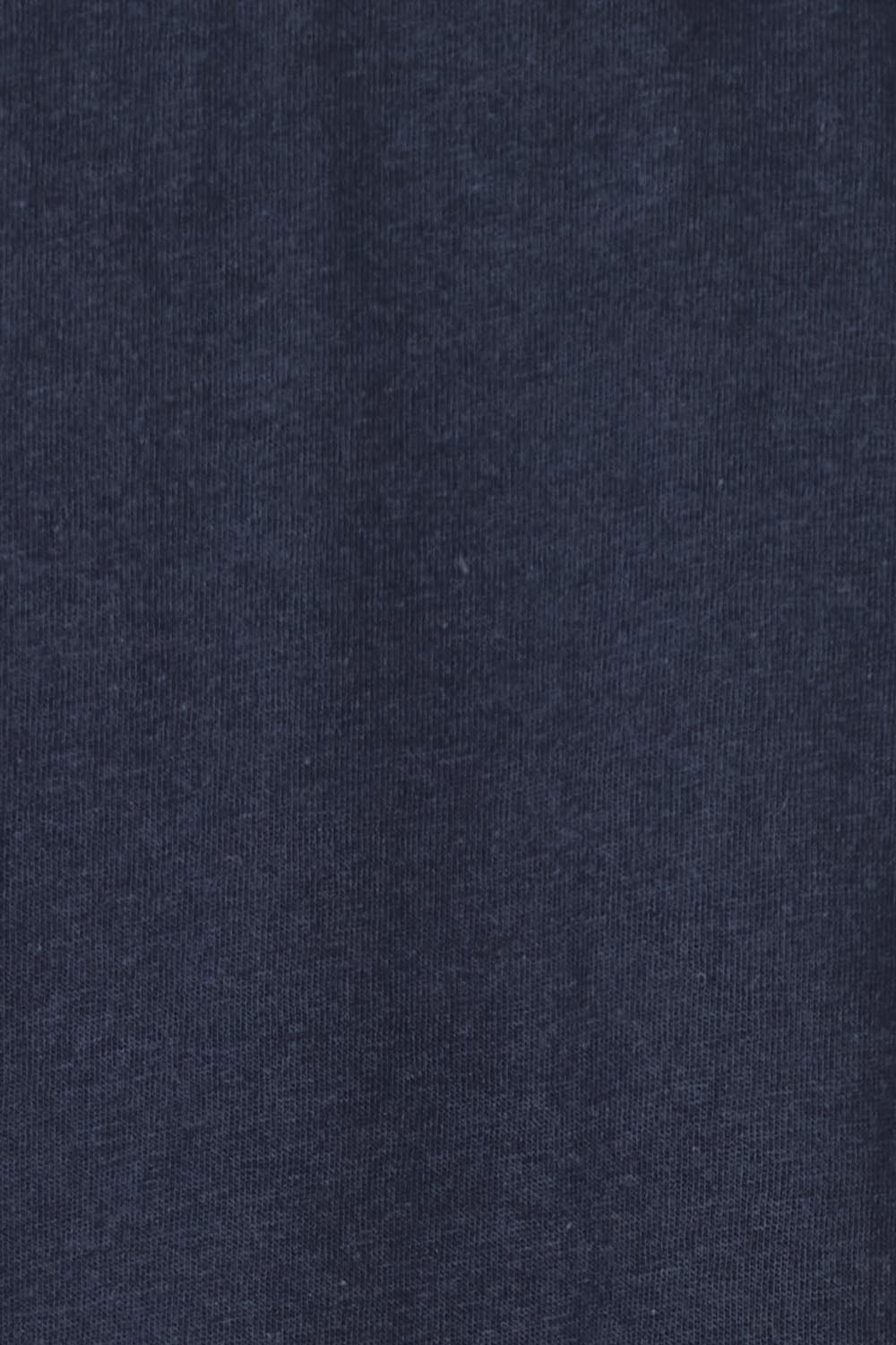 Product shot of the Heart Square Tee in colour Navy (Blue), detail