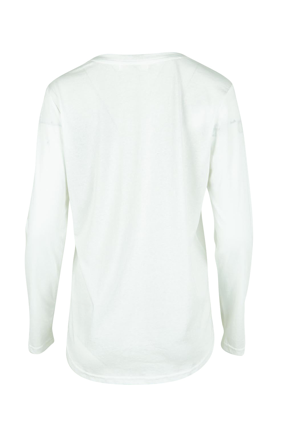 Product shot of the Heart Square Tee in colour White (White), from the back