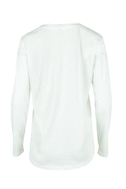 Product shot of the Heart Square Tee in colour White (White), from the back