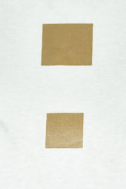 Product shot of the Heart Square Tee in colour White (White), detail