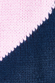 Product shot of the Back To Love Cardi in colour Navy (Blue), detail