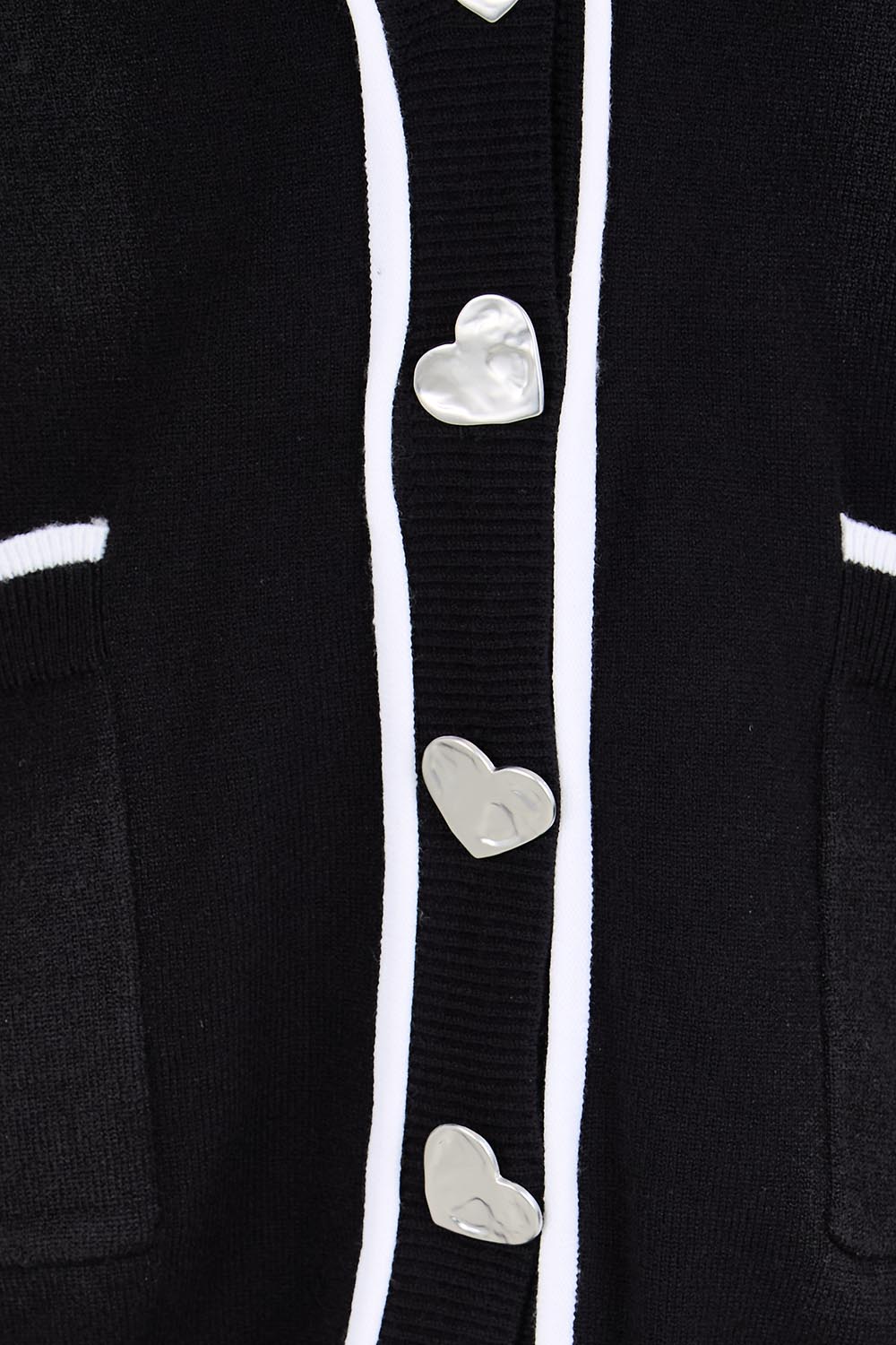 Slalom Heart Cardi – Black