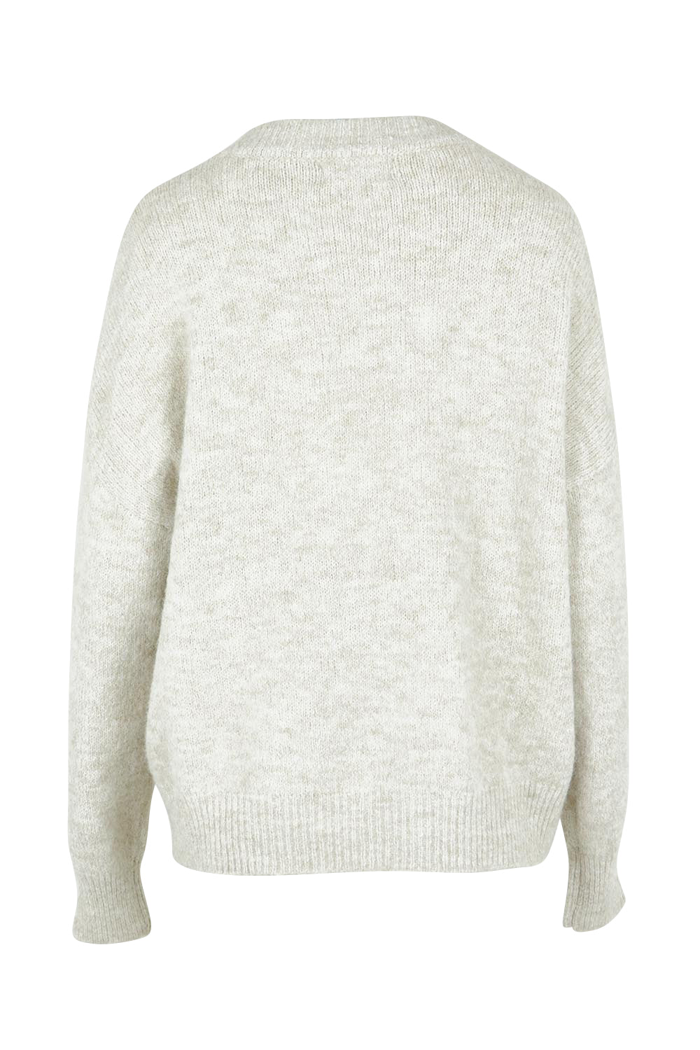 Product shot of the Love Amour Knit in colour Natural, from the back