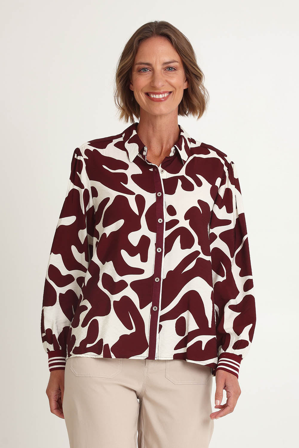 Aspen Print Shirt – Shiraz