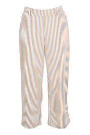 Product shot of the Urban Stripe Pant – Natural in colour Natural, from the front