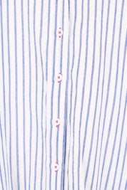 Product shot of the Coast Stripe Shirtdress – Bluewhite in colour Bluewhite, showing detail