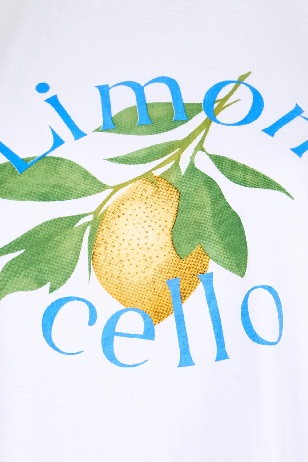 Product shot of the Limoncello Tee – White in colour White, from the back