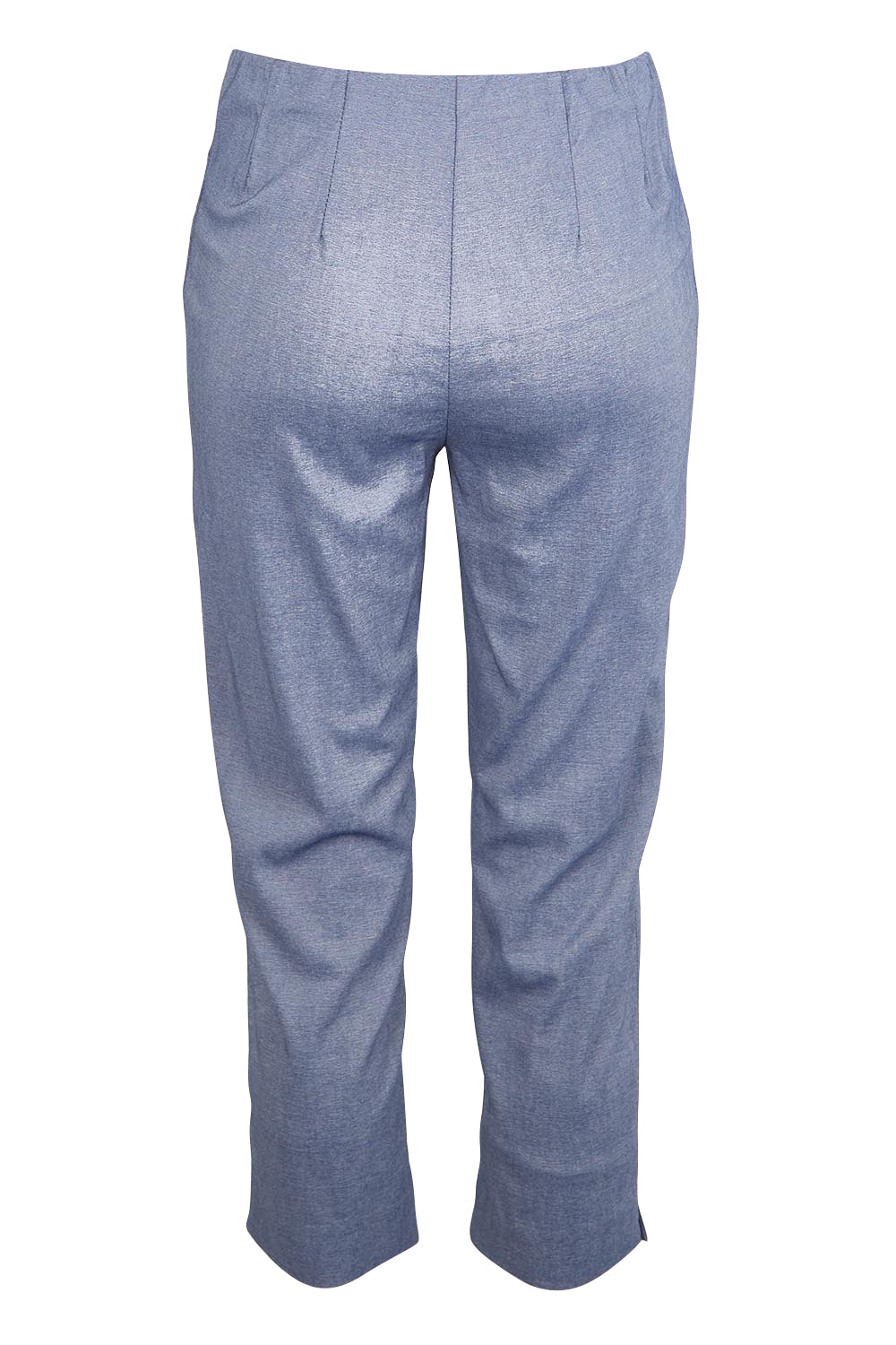 Product shot of the Zara Pant - Denim in colour Denim, from the back