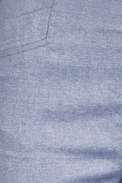 Product shot of the Zara Pant - Denim in colour Denim, showing detail
