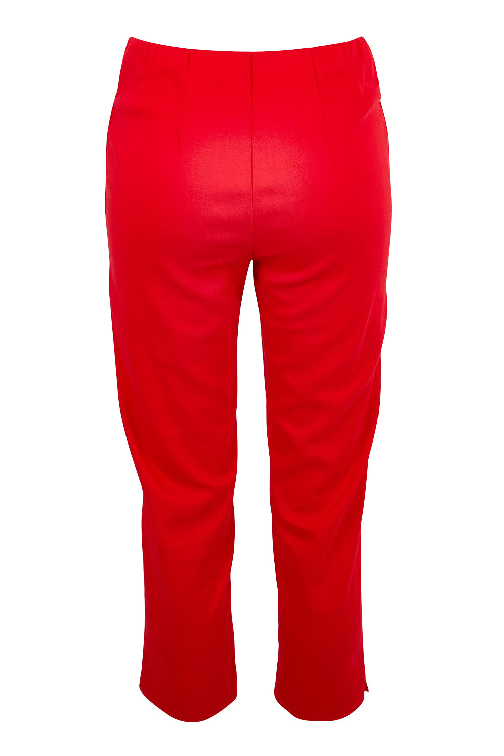 Product shot of the Zara Pant - Red in colour Red, from the back