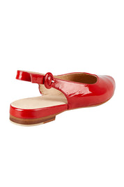 Product shot of the Fairy in colour Redpatent (Red), from the back