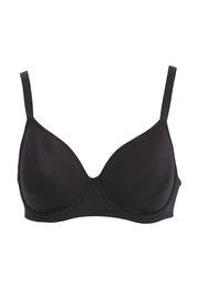 Product shot of the Pure Luxury Gorgeous Bra in colour Black (Black), from the front