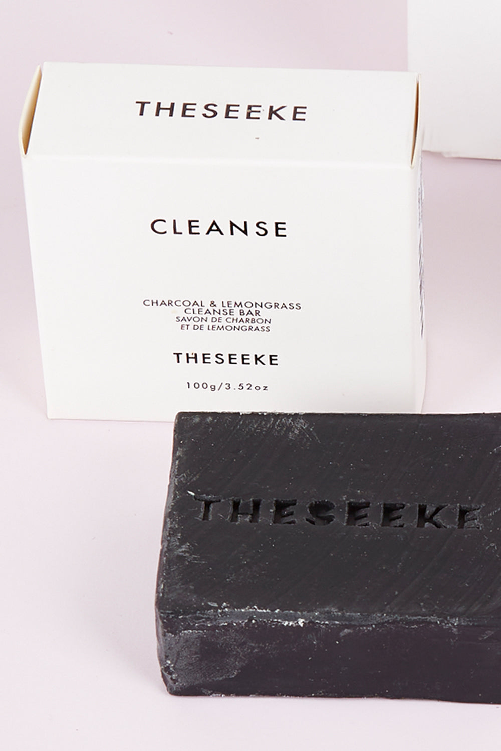 A model wearing size OneSize of the Activated Charcoal Cleanse Bar in colour Black (Black), from the front, showing the whole outfit