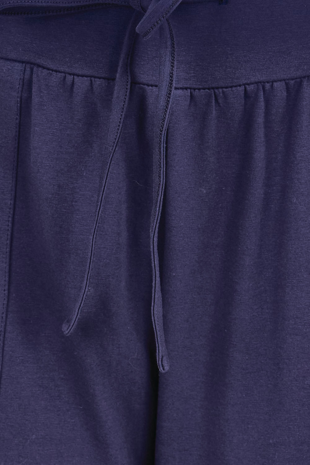 Product shot of the Cotton Jersey Pull On Jogger – Ink in colour Ink, showing detail