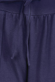 Product shot of the Cotton Jersey Pull On Jogger – Ink in colour Ink, showing detail
