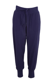 Product shot of the Cotton Jersey Pull On Jogger – Ink in colour Ink, from the front