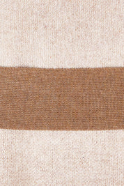 Product shot of the Colourblocked Longline Cardigan in colour Pancake, detail