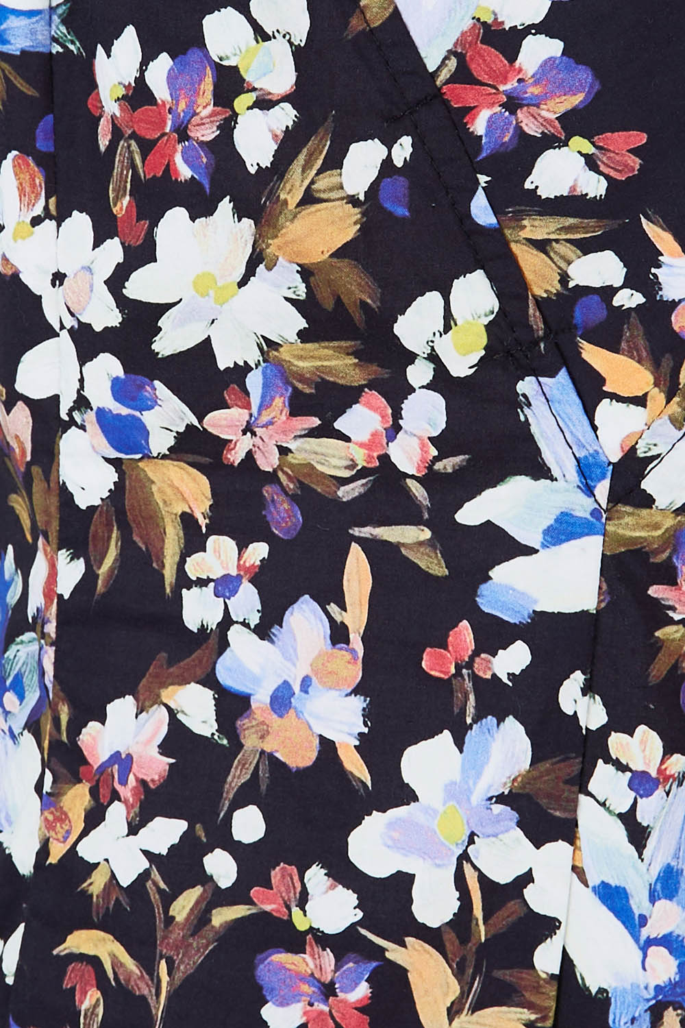 Product shot of the Winter Solstice Mercerised Cotton Slip in colour Solstice (Black), detail